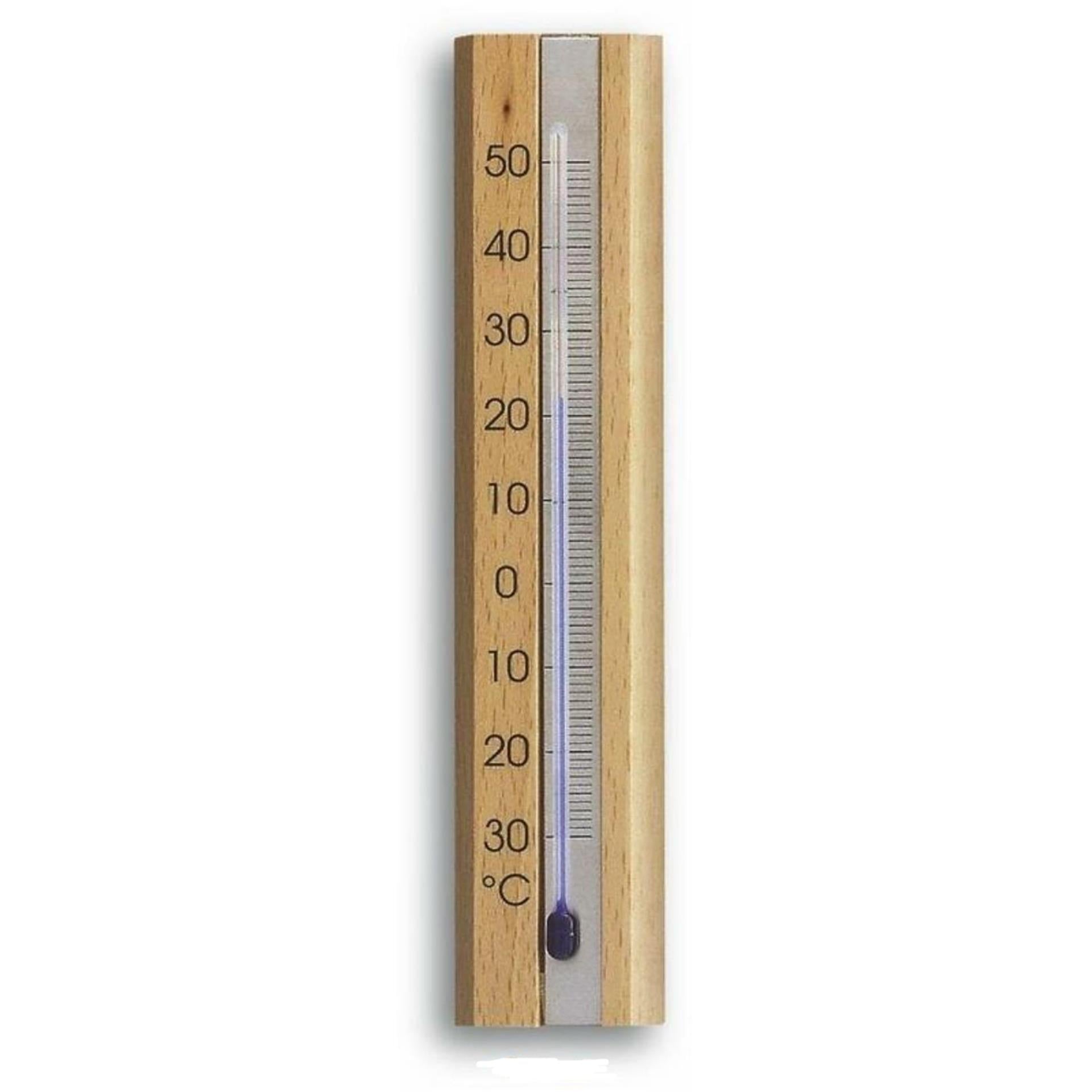 Tfa dostmann tfa thermomètre d'ambiance hêtre 16,5cm
