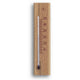Tfa dostmann tfa thermomètre d'ambiance hêtre 20cm
