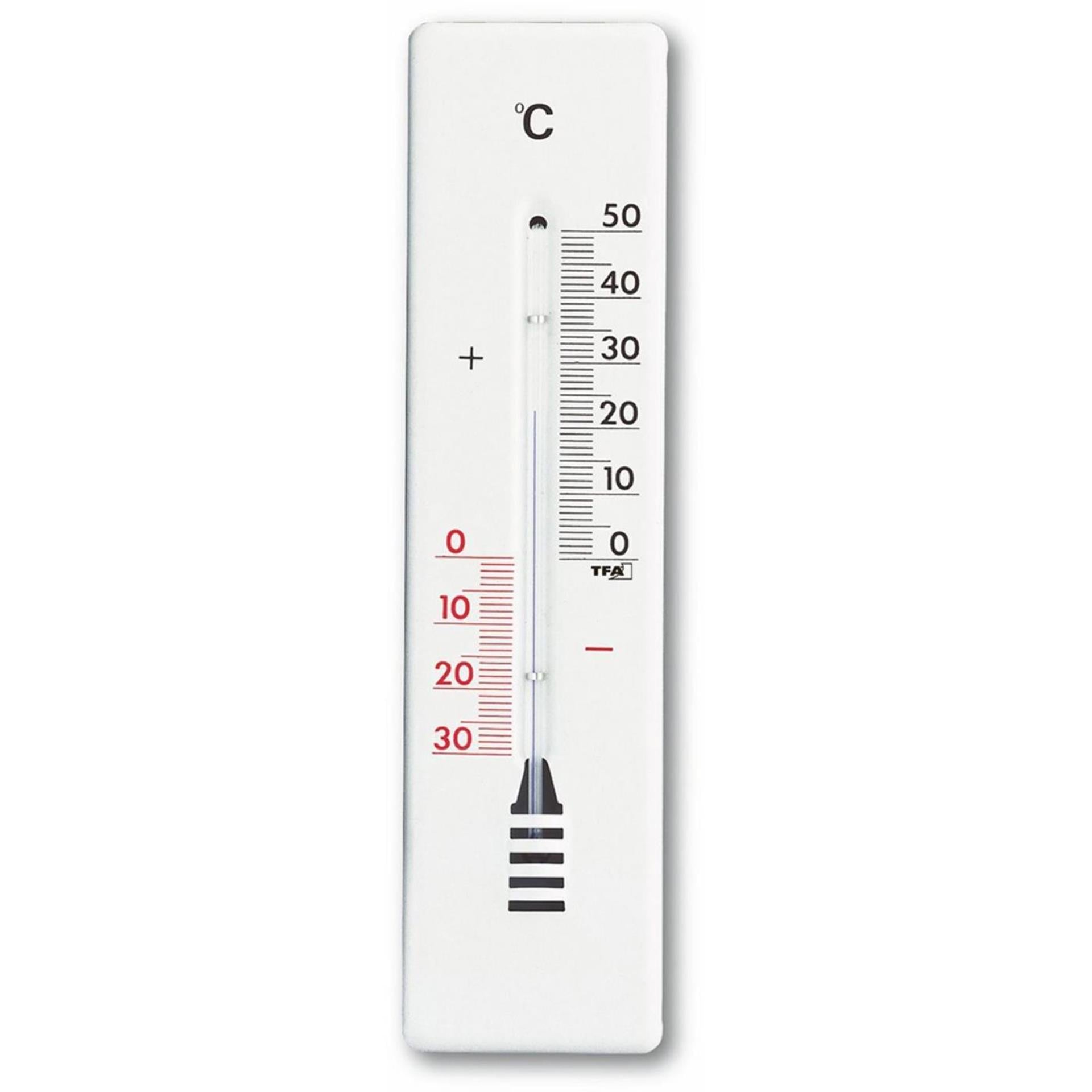 Tfa dostmann tfa thermomètre métal blanc 22cm