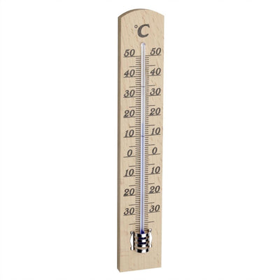 Tfa dostmann tfa thermomètre d'ambiance hêtre 18cm