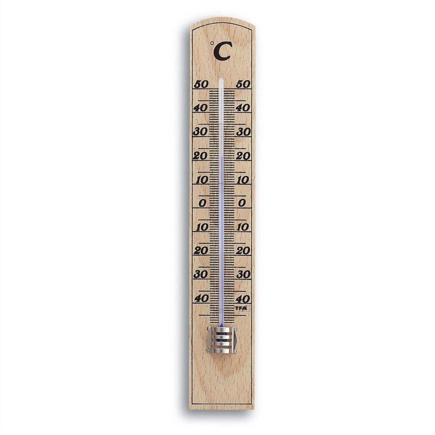 Tfa dostmann tfa thermomètre d'ambiance hêtre 20cm