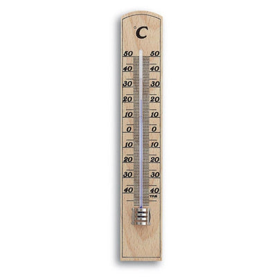 Tfa dostmann tfa thermomètre d'ambiance hêtre 20cm