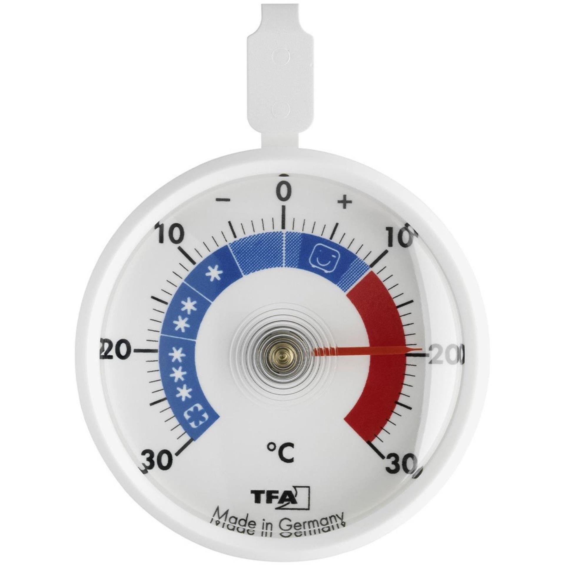 Tfa dostmann tfa thermomètre pour congélateur blanc ø7,2cm