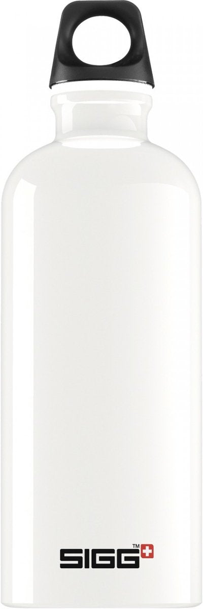 Sigg | traveler 0.6l white | aluminum drinking bottle