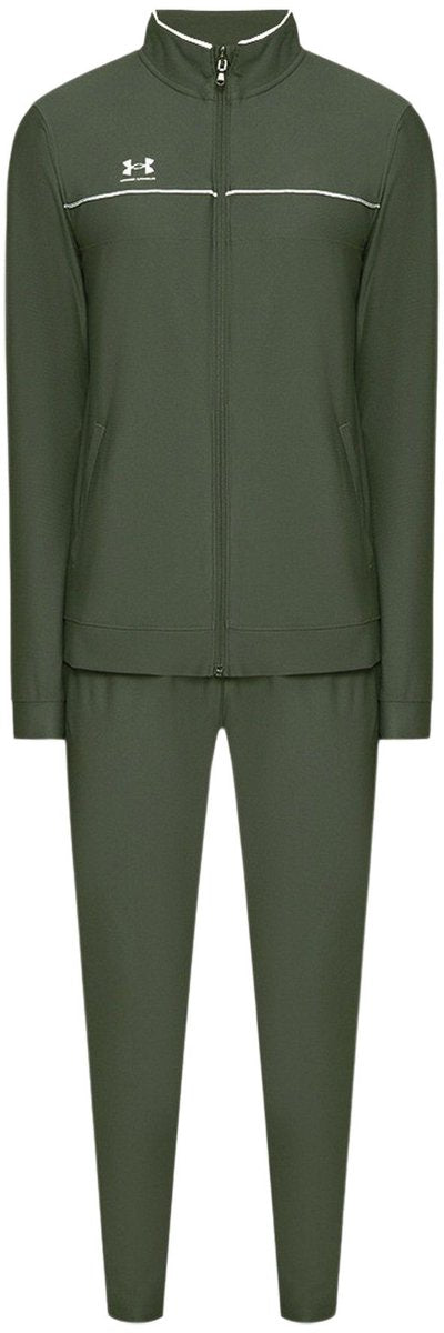 Under Armour UA M Challenger Tracksuit-GRN Survêtement pour hommes - marine ou vert - blanc