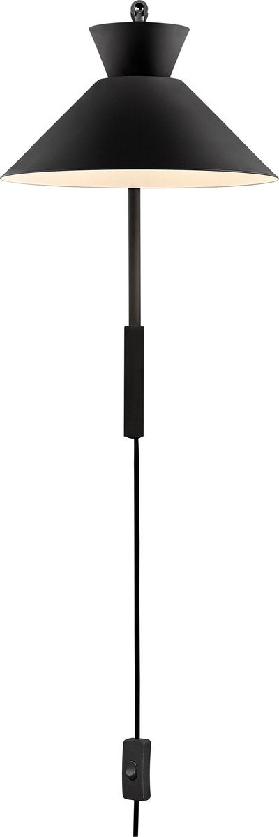 Applique à cadran Nordlux-e27-noir