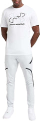 Under Armour UA GL Foundation Update SS-WHT chemise de sport homme - blanc - gris mod - noir