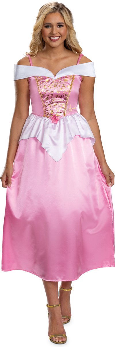 Déguisement princesse disney - la belle au bois dormant, robe aurore basic plus, taille s (4-6), adultes