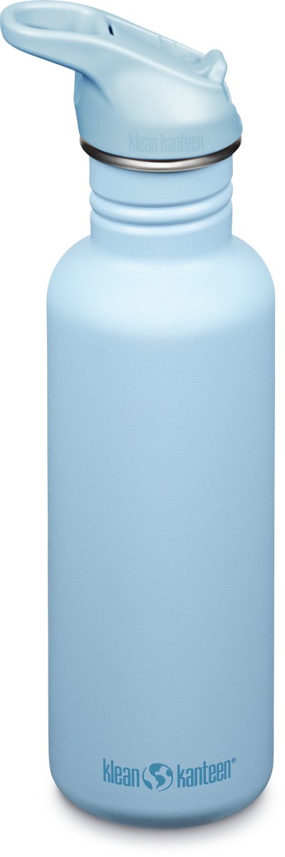 Bouteille de boisson Klean Kanteen - Classic - Sportdop avec flip - ciel clair - 800 ml