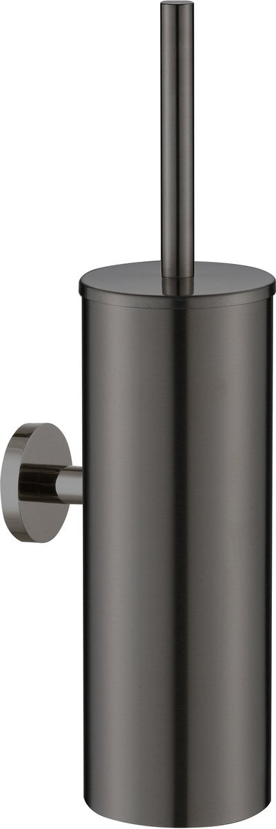 Porte-brosse WC Plieger Vigo – Montage mural – 38 cm – Garantie 10 ans – Gunmetal brossé