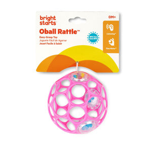 Oball hochet Easy Grip rose