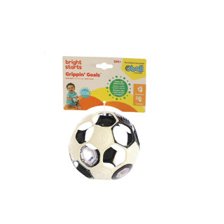 OBall Rattle Football Black and White