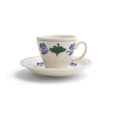 Boerenbont tasse et soucoupe audrey 210ml boîte de 4 pièces en faïence