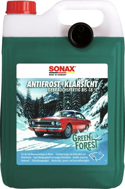 Sonax protection antigel pare-brise antigel clearsight . antirouille+clear view 5l vert forêt