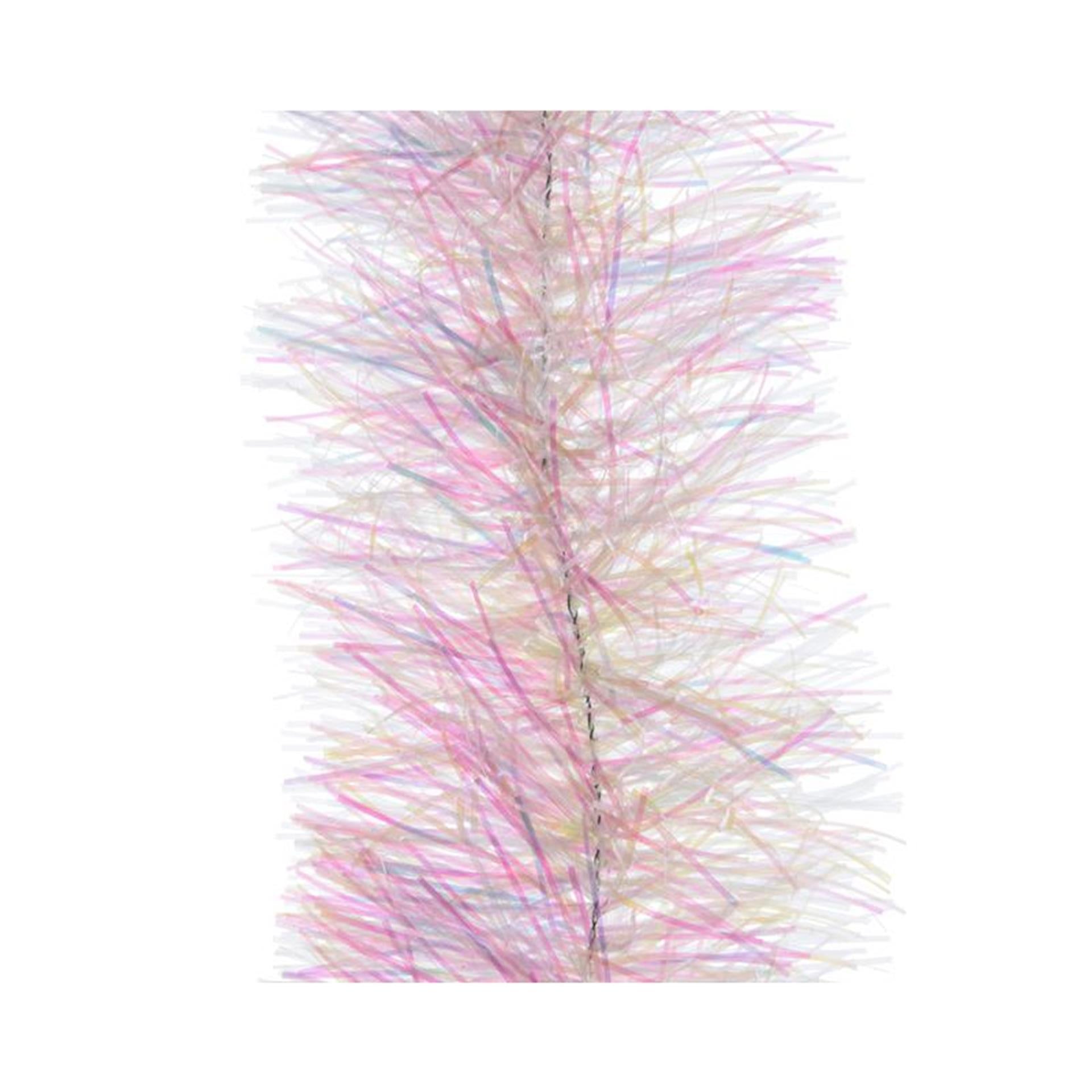 Guirlande de lametta Decoris 7x270cm irisée