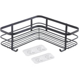 Support d'angle de douche Metaltex noir mat - afbeelding 1