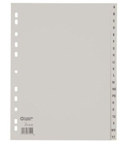Ahrend Ahrend ofc-Tab1 Tabs a4 a z gris set 20 pièces
