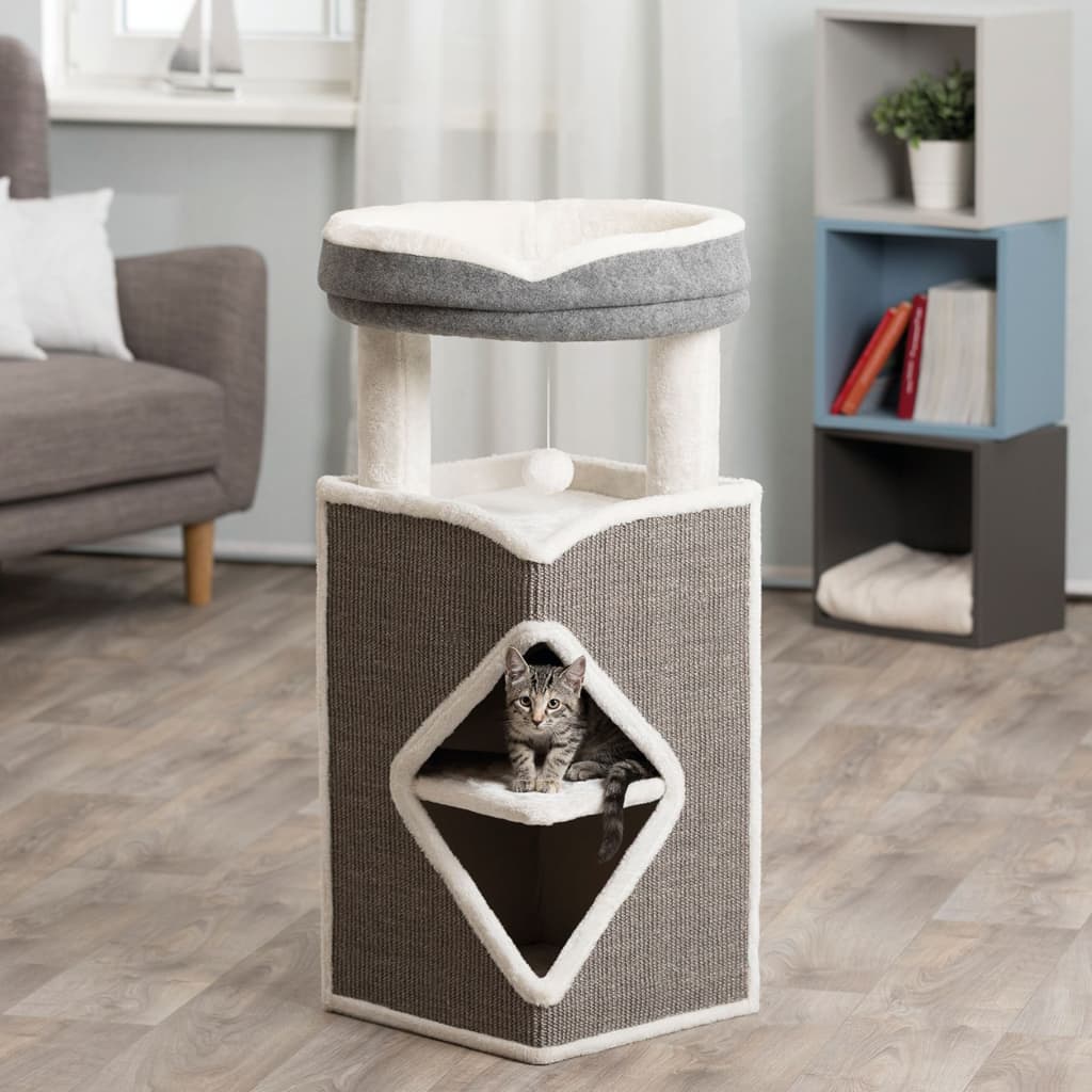 Trixie Trixie Cat Tower Arma Bleu gris et blanc