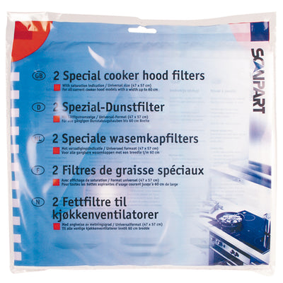 ScanPart ScanPart 1530050002 L001 Ensemble universel de filtres d'extracteur 47x57cm