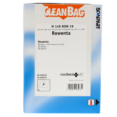 ScanPart ScanPart Microfleece + Sac à poussière Rowenta Silence Force