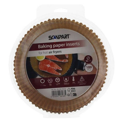ScanPart ScanPart Baking Paper Airfryer 16 cm 100 pièces