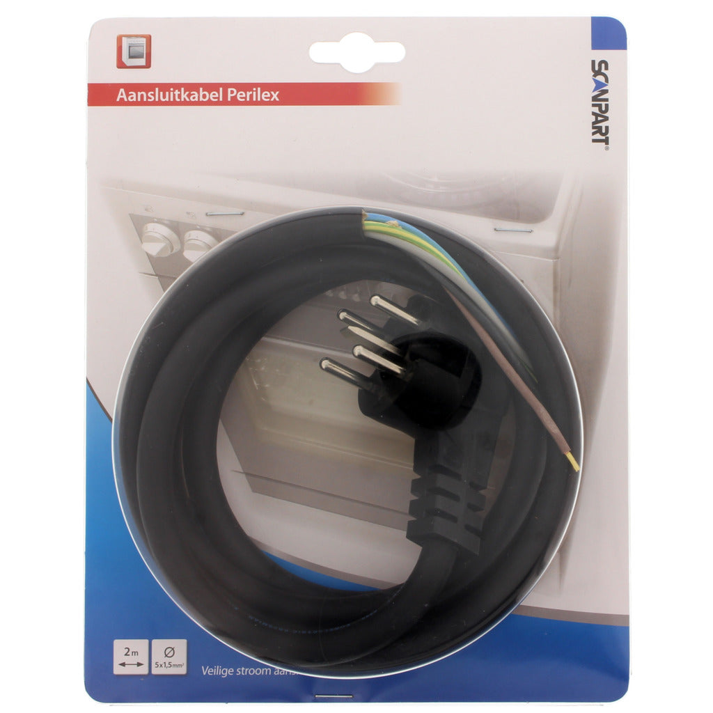 ScanPart ScanPart 1191025527 Câble de connexion du four 5x1.5 et Prilex Plug 2,0m