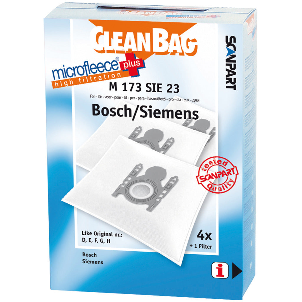ScanPart ScanPart M173SIE23 Microphlee Dust Bag B s d e f g h micro en micro en