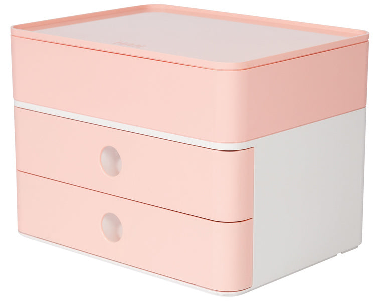 Han Han HA-1100-86 Smart-Box Plus Allison 2 Tiroirs et Box Pink