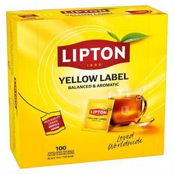 Lipton feel good sélection thé étiquette jaune (100 pièces)