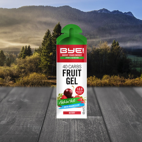 Bye! - Bye! 40 Carbs Fruit Gel Berry (doos á 12 stuks)