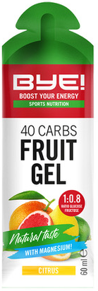 Bye! - Bye! 40 Carbs Fruit Gel Citrus (doos á 12 stuks)