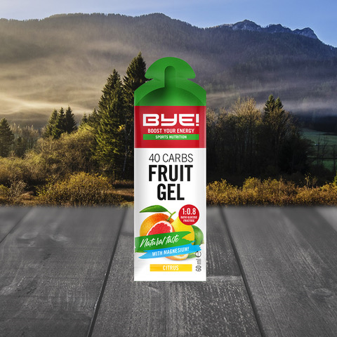 Bye! - Bye! 40 Carbs Fruit Gel Citrus (doos á 12 stuks)