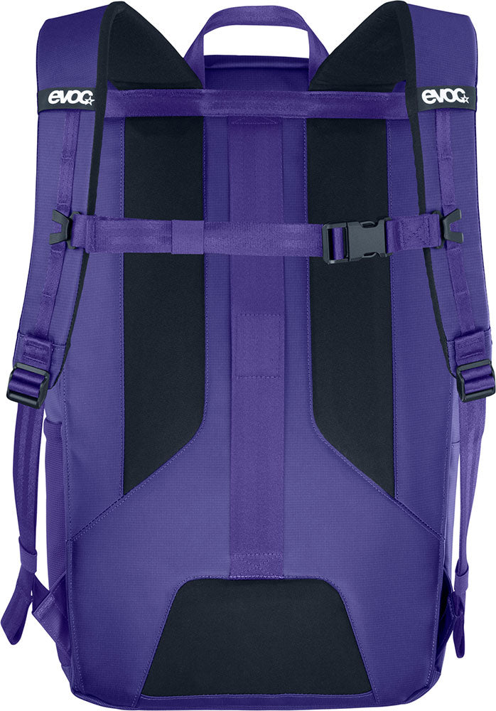 Evoc - pack urbain violet - noir 25l