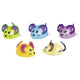Souris avec moteur à remontage. 7,5cm. 6 couleurs
