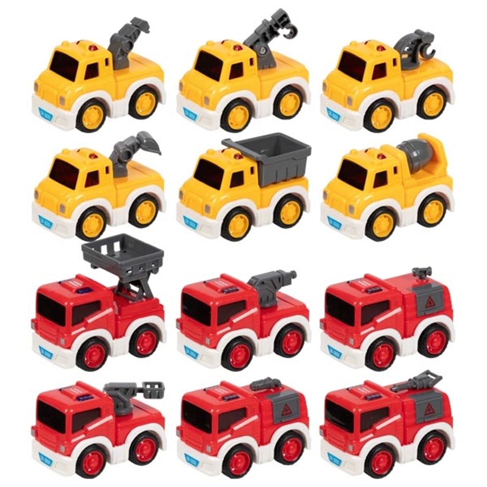 Camion de pompiers pour véhicules de construction, l= 7,2