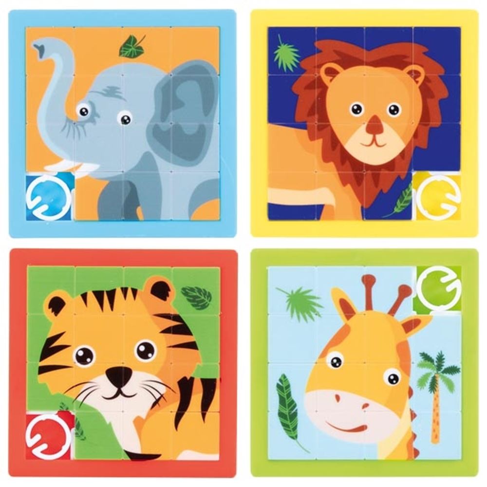 Puzzles coulissants Animaux d'Afrique, en plastique