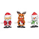 Figurines de Noël avec moteur à remontage. 3 chiffres.