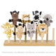 Goki Finger Doll Wild Animaux, ensemble de 8