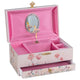 Goki Music Box Ballerina Flowers Pink