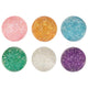 Balle rebondissante scintillante. 4,9 cm. 6 couleurs