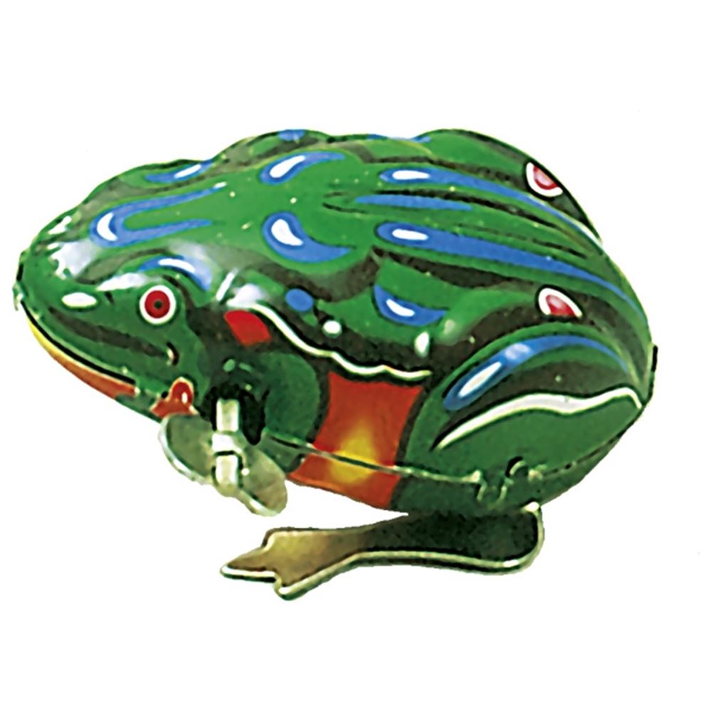 Tin finit par sauter une grenouille. 7 cm.