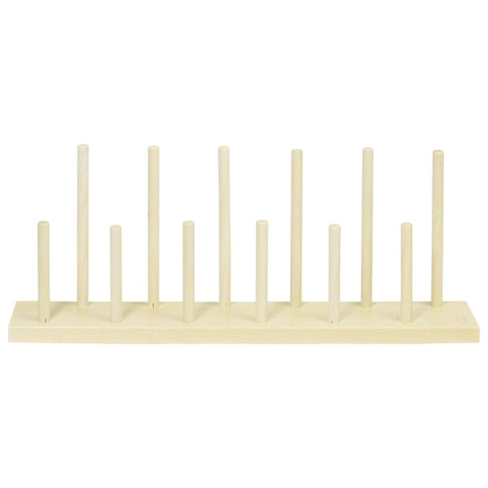 Présentoir en bois pour marionnettes à doigts. 40x