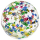 Balle rebondissante - étoiles scintillantes. 4,3 cm