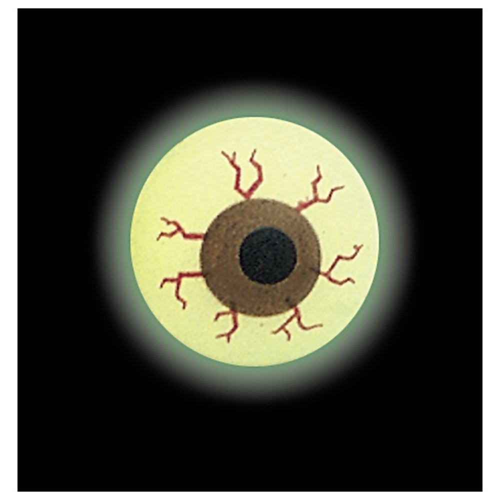 Balle rebondissante – œil, qui brille dans le noir.
