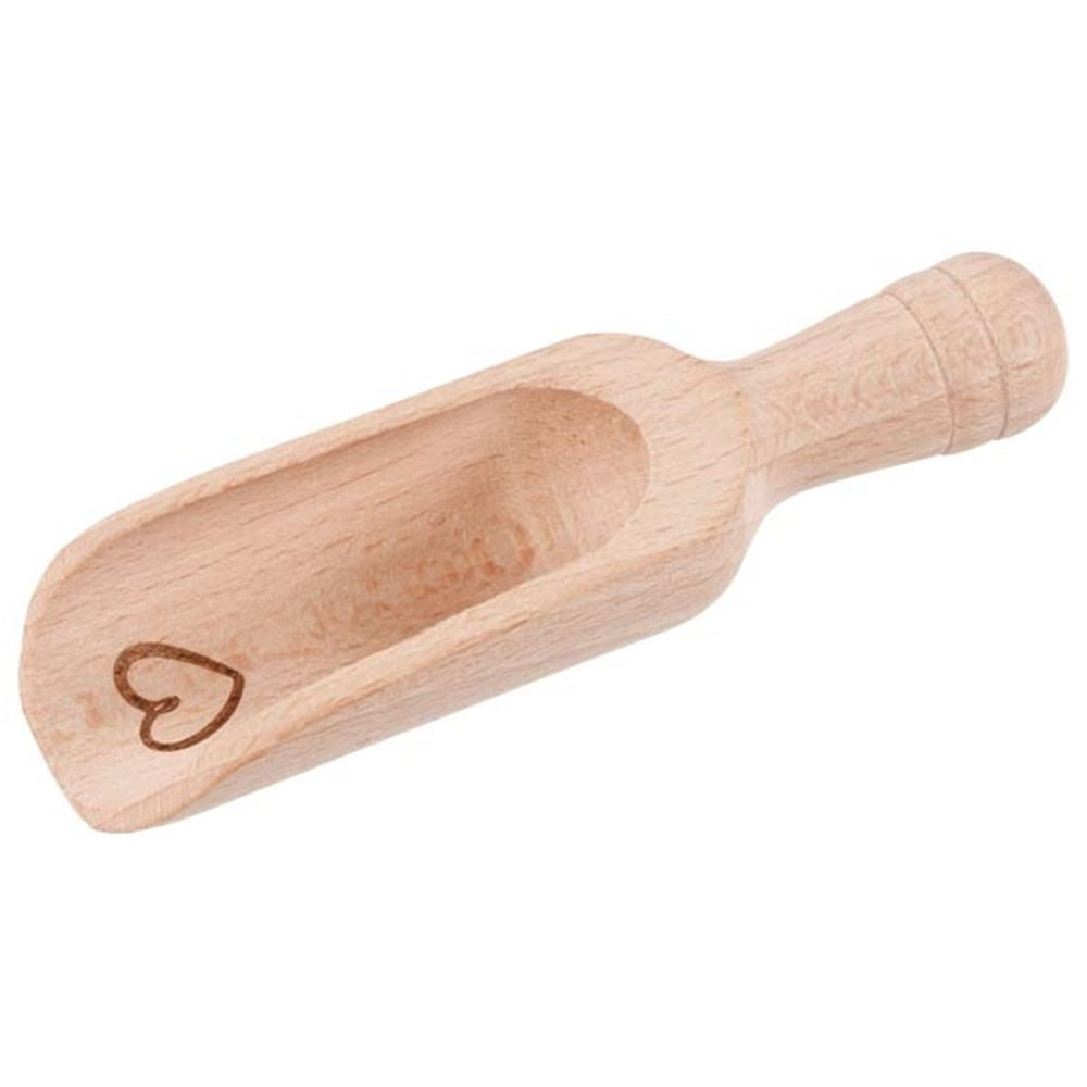 Goki Wooden Flour Scoop Heart Small, 10 cm