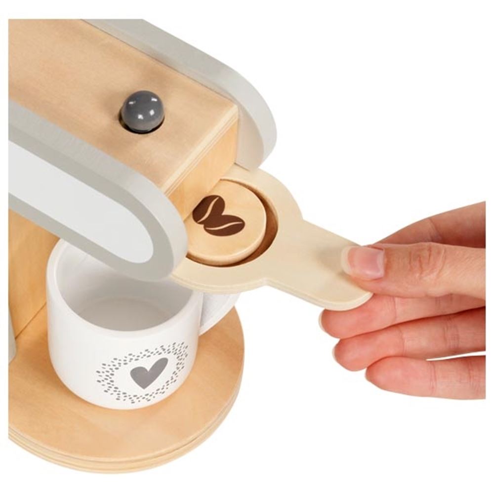 Cafetière Goki en bois, 13dlg.