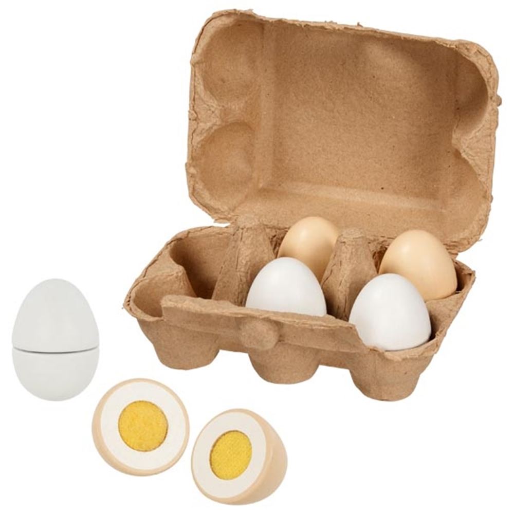 Oeufs avec Velcro dans une boîte à œufs. 6
