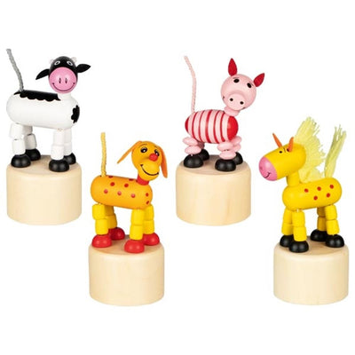 Goki Wooden Printing Figure Animaux
