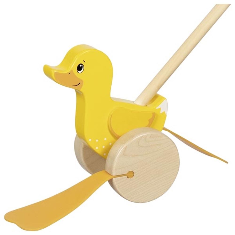 Poussez le canard animal Ellie. 22 cm. 1+