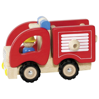 Camion de pompiers en bois de Goki
